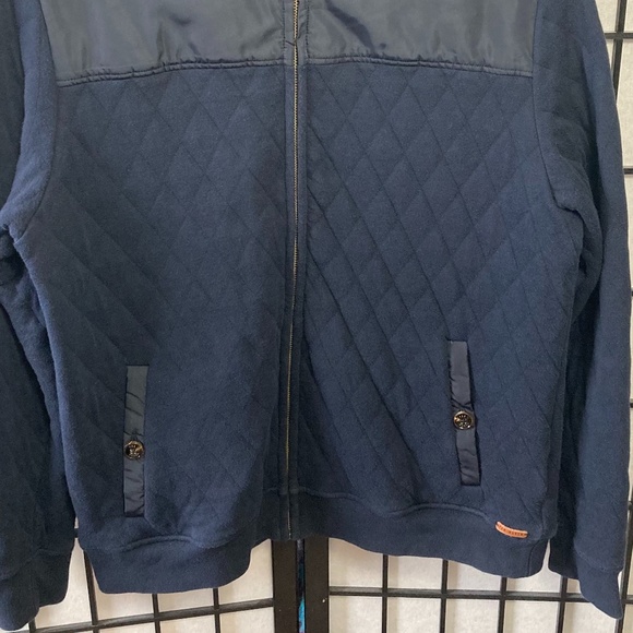 Ted Baker Quilted Jacket - Navy Blue - Picture 3 of 11